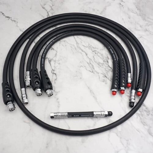 Aquatec 60CM BCD Low Pressure Hose Backup Regulator 56CM 60CM Low Pressure 15 80CM HP SPG Hose Tube Diving Breath BC Tube