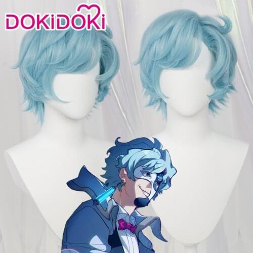DokiDoki Game Genshin Impact Cosplay Halloween II Dotorre Cosplay Wig Genshin Impact II Dotorre Cosplay Hair Doctor
