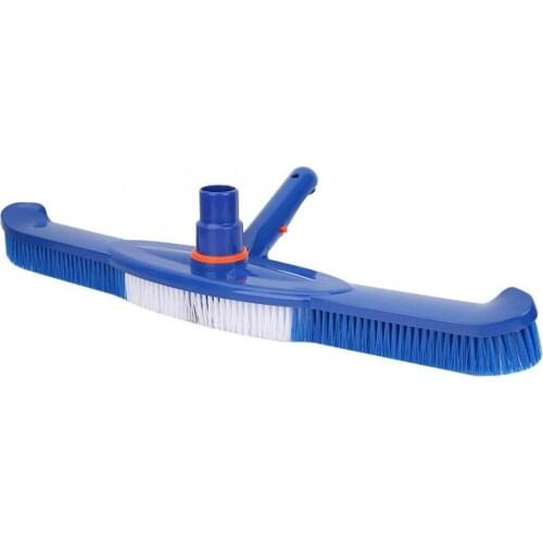 18Inch Swimming Pool Cleaning Brush Head Clean Easily For Walls Tiles Floor Sleek Strong Bristles Cleaner Accessory