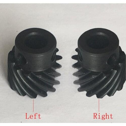 18 Teeth 8mm 10mm 12mm Pilot Bore M5 Screw Right Left Hand 1 Module 1M 45 Degree Steel Convex Pinion oss Spiral Helical Gear