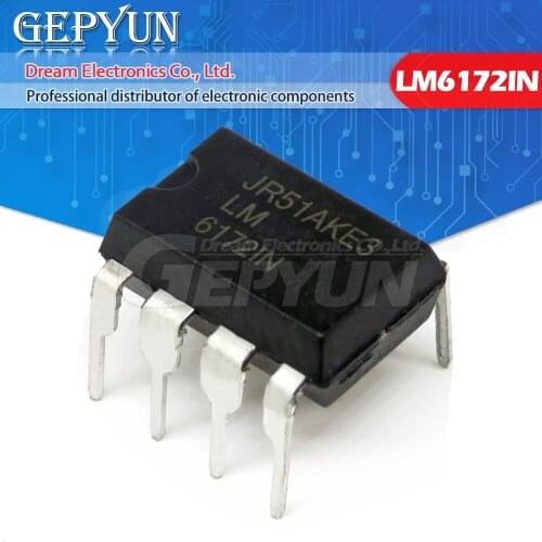 2PCS LM6172IN DIP8 LM6172 DIP LM6172I DIP-8