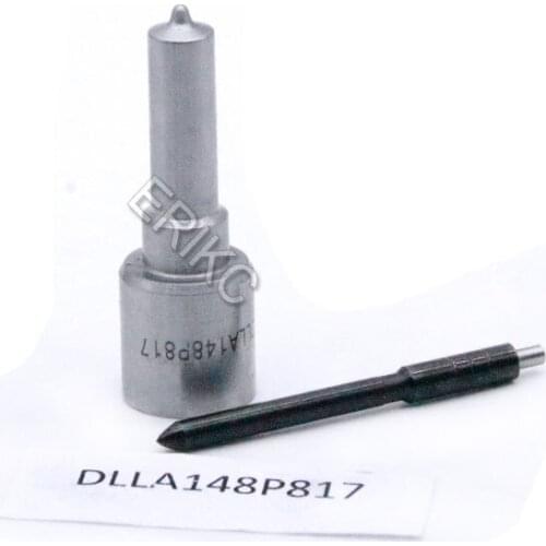 ERIKC Injector Common Rail Nozzle DLLA 148 P 817 Diesel Fuel Jet Nozzle Piston DLLA 148P 817 for 095000 5080 0950005080