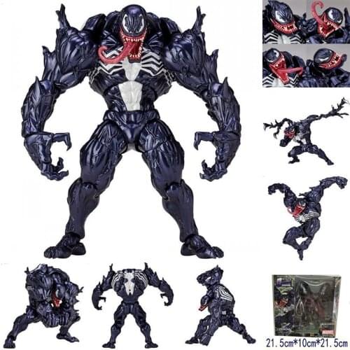 Marvel Character 18cm Venom In Movie The Amazing Spiderman Action Figures Model doll deco Toy Collection Toys For Kids Boy Gifts