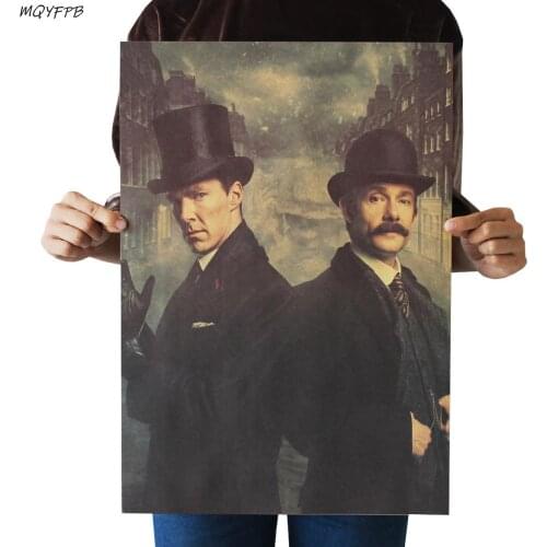 Movie Sherlock:The Network HD Kraft Paper Poster Home Wall Room Decoration Painting 50.5x35cm