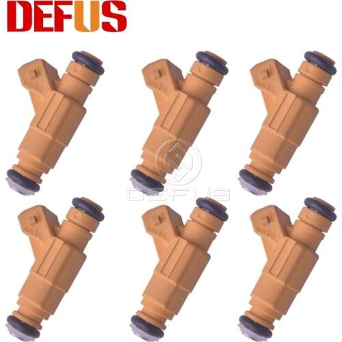 DEFUS 6pcs 0280155900 Fuel Injector Nozzle For For-d Explorer Mercury Mountaineer 4.0L V6 99-01 822-11135 Injection Vaules NEW