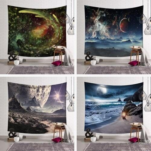 Galaxy Digital Printing Tapestry Wall Blanket Hanging Cloth Beach Towel Art Home Decoration Accessories Wall Tapestry Boho Decor