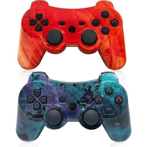 K ISHAKO Wireless Gamepad Replacement for Sony Original PS3 Controller Mando Upgraded Joystick Sensitive Sensor Control
