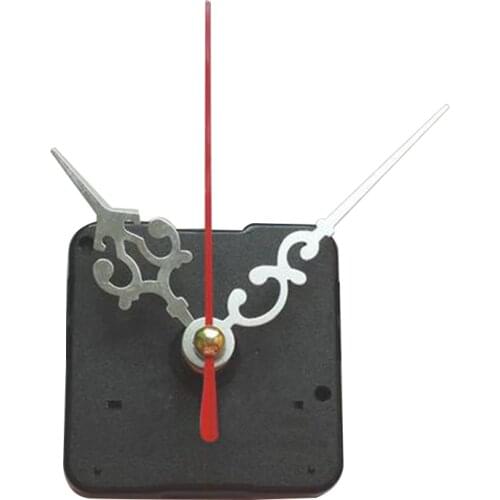 1 set Classic Hanging Black Quartz Clock Movement Mechanism Parts Repair Replacement DIY Essential Tools Quiet Hollow Out Hands