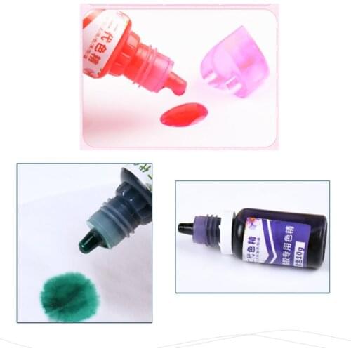 10ml 15 Color Epoxy UV Resin Colorant Jewelry Liquid Pigment Bath Bomb Soap Dye
