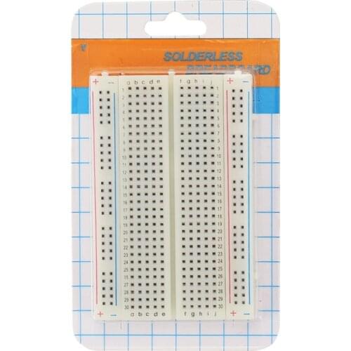 Breadboard 400 Points Solderless Bread Board PCB Test Board ProtoBoard DIY Self-adhesive Prototype for Raspberry Pi 3