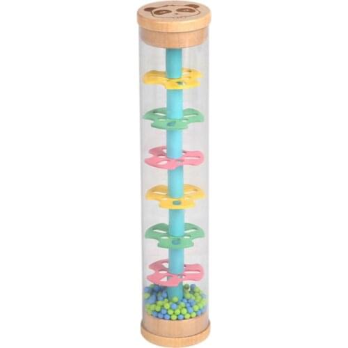 Rain Maker Rain Stick Musical Toys For Toddler Hand Shaking Music Toy Early Education Instrument Toy Popular For Baby Kids