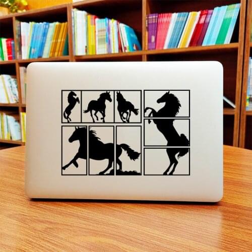 Horse Puzzle Laptop Sticker for Macbook Decal Pro 16" Air Retina Touch Bar 11 12 13 15 Inch Mac Book 14" Computer Notebook Skin