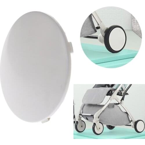 New Back Wheel Cover Baby Stroller Pushchair Accessories White Cover 19QF