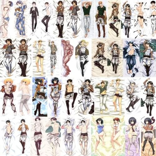 October update Anime Shingeki no Kyojin Attack on Titan Levi Rivaille hugging Body pillowcase Cover Dakimakura pillow cover case