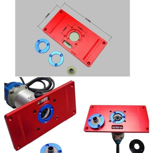 RT0700C Trimming Machine Auxiliary Tools Flip Board DIY Woodworking Tools Trimming Machine Tool Aluminum Alloy