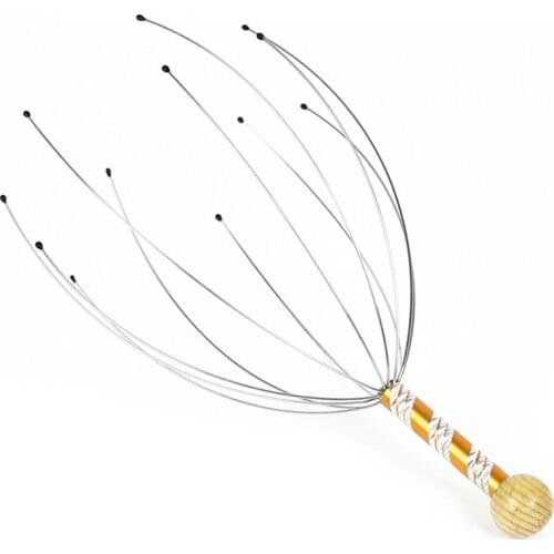 Head Relax Massager Healing Neck Claw Massage Anti-stress Pain Relief Octopus Scalp Relax Spa Headache Stimulate Blood Circulate