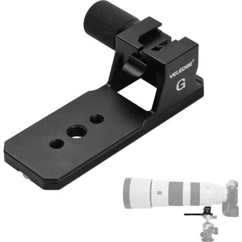 VELEDGE Lens Tripod Mount Bracket Holder Aluminum Alloy Compatible with Sony FE 200-600mm f/5.6-6.3 G OSS Lens SEL200600G