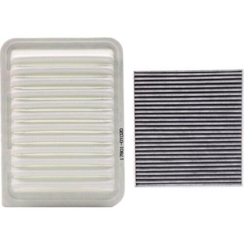 Air Filter Cabin Filter 17801-21050 87139-30040 2 pcs For Toyota Corolla 1.2 1.8 1.6 2.0 Model 2005 2007-Today Car Accessoris
