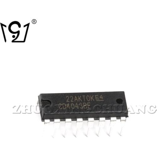 10PCS CD4043BE DIP-16 Logic circuit-CMOS four NAND gate
