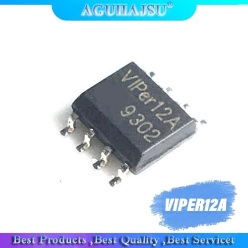 10PCS VIPER12A SOP8 VIPER12 SOP 12A SOP-8 SMD VIPER12AS VIPER12ASTR new and original IC