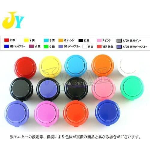 12PCS Official Original Sanwa OBSF-30 Push Button 30mm Round Arcade Durable Micro Switch Joystick DIY Parts