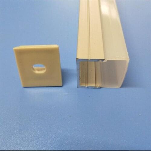 2m/pcs 100m/lot LED strip aluminum profile for 5050 5730 LED hard bar light led bar aluminum channel housing withcover end cover