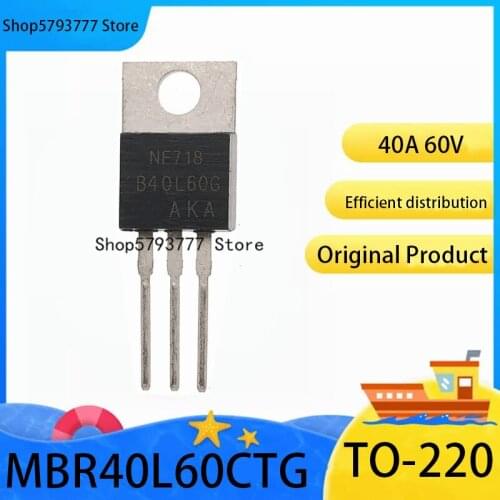 2PCS-20PCS MBR40L60CTG TO-220-3 MBR40L60CT TO220-3 40A 60V Brand new original