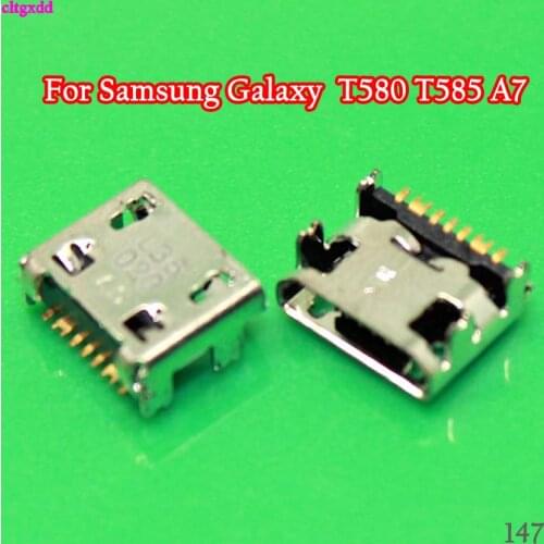 2PCS/Lot For Samsung Galaxy Tab E 8.0 T375 T377 T280 T285 T580 T585 A7 USB Charge Jack Plug Connector Charging Dock Socket Port