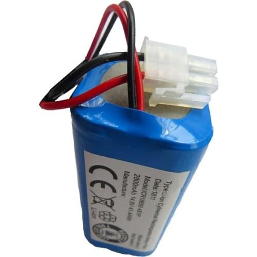 14.8V 2800mAh Rechargeable Battery for ilife V7s V7s pro A4 A4s A6 robotic for ILIFE ecovacs cleaner parts v7s plus CEN540 CR130