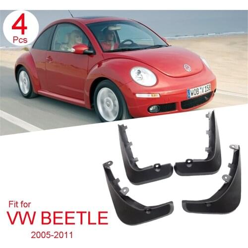 Car Mud Flaps for VW Beetle 2005-2019 Decorative Mudguards Sand-Proof Modified Vehicle Fender Accessories Front Rear Left Right