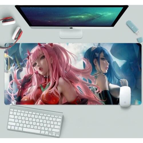 Darling in the FranXX Computer Laptop Anime Mouse Mat XL Large Gamer Keyboard PC Desk Mat Takuo Computer Tablet Mouse mat