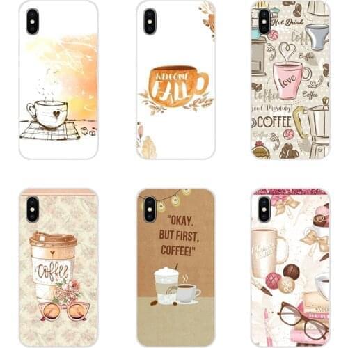Accessories Phone Cases Covers For Xiaomi Redmi Note 3 4 5 6 7 8 Pro Mi Max Mix 2 3 2S Pocophone F1 coffe time