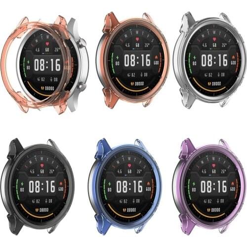 TPU Case For XIAOMI Mi Watch Color Watch Protective Case Transparent Protective Shell Soft Tpu