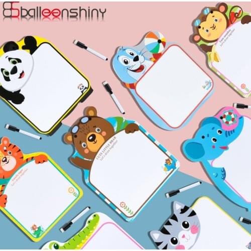 Childrens Drawing Board Toys Wooden Multifunctional Cartoon Doodle Toys Educational Toys Kids Birthday Gift Family Interaction