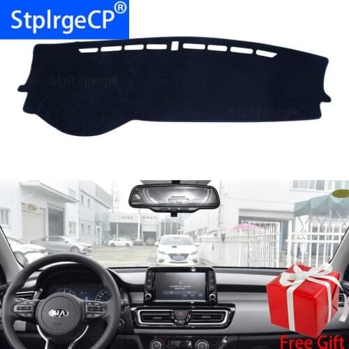 For KIA Forte 2019 2020 BD Cerato K3 Vivaro dashboard mat Protective pad Shade Cushion Pad interior sticker accessories