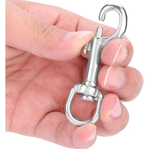 316 Stainless Steel Scuba Diving Double Ended Hook BCD Chioce Snap Bolt kit Quick Draw