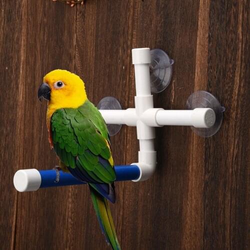 Toy Rack Stand Play Stands Parrot Bird Perch Shower Bath Platform 2