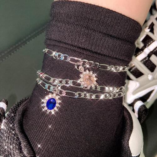 JJFOUCS Blue Bracelets