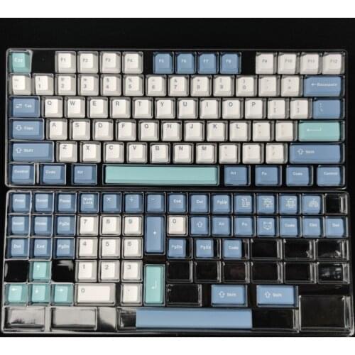 Whistle Keycaps 125Keys PBT Dye Subbed Cherry Profile Keycaps For Wired USB mechanical keyboard Cherry MX switch