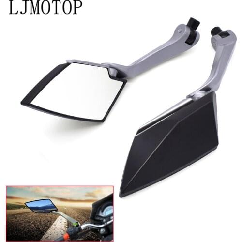 For Kawasaki Z900 Z650 VERSYS 1000 VULCAN/S 650cc Motorcycle Rearview Mirror 8mm 10mm Moped Handlebar Motorbike Side Mirrors
