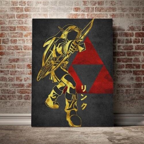 Wall Art HD Prints Home Decor Poster Pictures Link Zelda Canvas Paintings Animation For Living Room Frame Artwork
