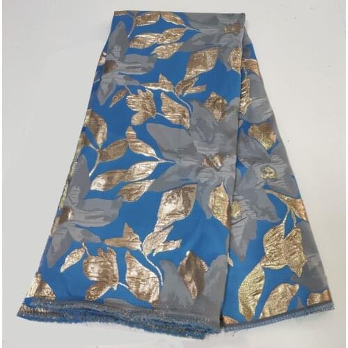 Nigerian Lace Fabric 2021 High Quality Brocade Jacquard Lace for Bridal Materials Nigerian Brocade Fabric For Wedding HD006