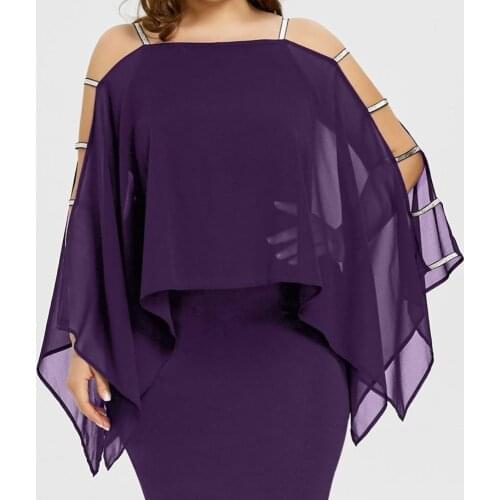 2019 New Summer Plus Size Women Strapless Solid Color Shawl Slim Knee-Length Dress Sexy Office Lady Dresses H8560