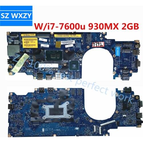 New For DELL Latitude E5480 Laptop Motherboard 0X0M92 X0M92 CDM70 LA-E082P With i7-7600u 930MX 2GB DDR4 100% Tested Fast Ship