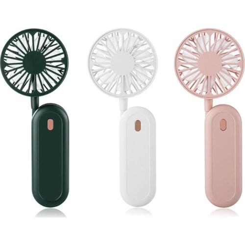 Portable Hanging Neck Fan USB Rechargeable 3 Speed Settings Air Cooler Flexible Table Fan for Student Dormitory Home Office Use