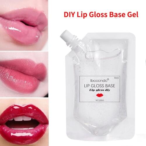 100ml Clear Lip Gloss Base Oil Non-Stick DIY Lip Stick Moisturizing Gel for Lip Gloss Lipgloss Base Liquid Lipstick Makeup