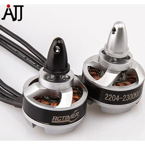 Rctimer MT2204 2300KV Self-locking CW CCW Motor 2pcs/bag MT2204-2300KV for FPV Multi-Rotor