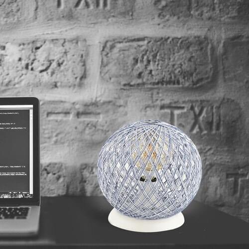 Hmydesign Balle Globe Lamp Shades Blue White