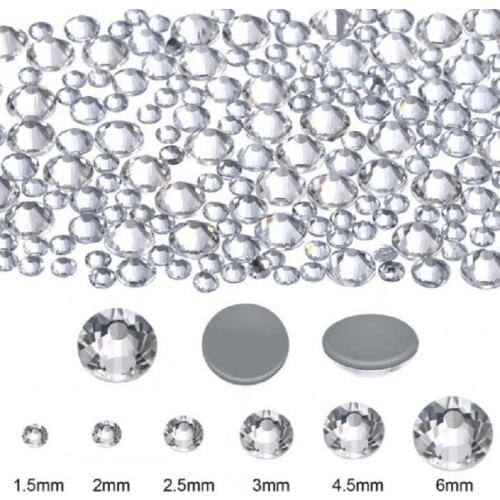 Ss20 5mm crystal hot fix rhinestone 1440 pieces each lot 2088 16 cutting free shipping hot fix rhinestones crystal for dress
