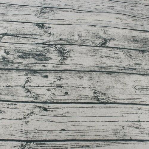 Vintage Tree Wood Grain Cotton Linen Fabric Home textile backdrops Diy table decor 1 Yard (91.5cm)